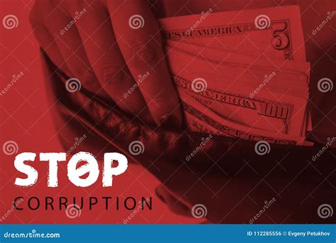 stop corruption finance stock photo image  stop