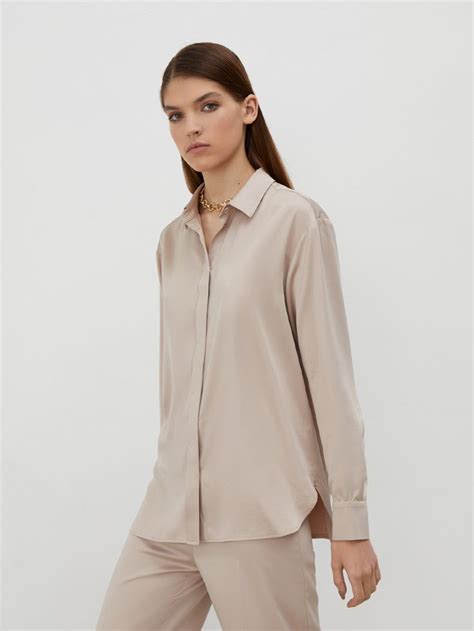 Рубашка в пижамном стиле | Fashion, Long sleeve blouse, Women