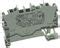 2002-1201 WAGO, DIN Rail Mount Terminal Block, Feed Through, Grey, 2 ...