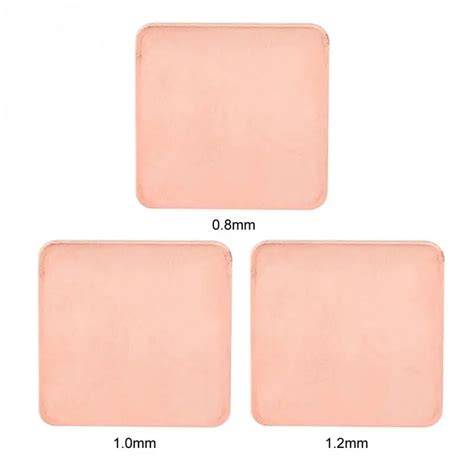 20PCS Copper Pad CPU GPU Heatsink Thermal Pad Copper Shim 2018 new ...