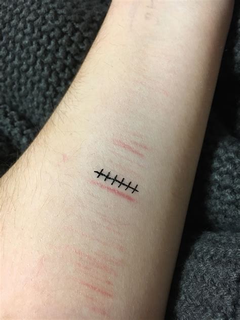 im a stitch away from making it, and a scar away from falling apart : r