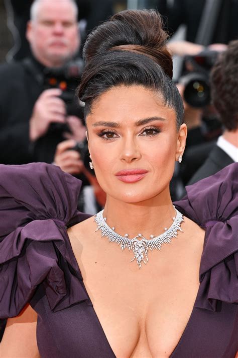 Salma Hayek, Wearing Just a Towel, Shares One of Her Top Wellbeing Tips