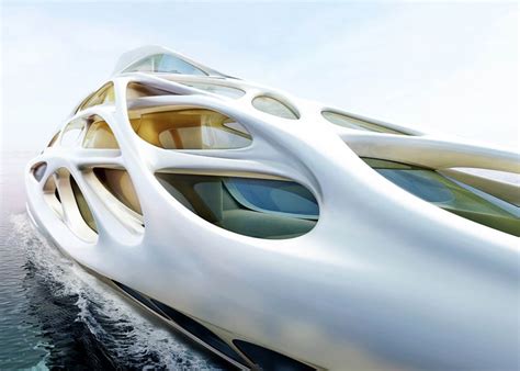 Superyacht by Zaha Hadid for Blohm+Voss | Zaha hadid design, Zaha hadid ...