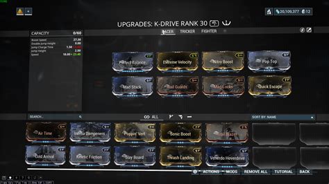 Favorite K-Drive mods? - Players helping Players - Warframe Forums
