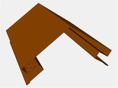how to install ridge cap flashing