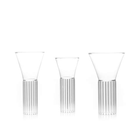 fferrone Set of 2 Czech Clear Contemporary Sofia Small Cocktail Wine
