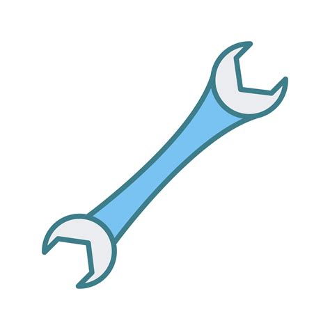 spanner vector icon  vector art  vecteezy