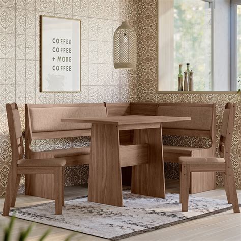 Mesa De Jantar Canto Alemão - Conjunto Mesa Sala de Jantar Canto Alemão Afrodite Amêndoa 07C ...