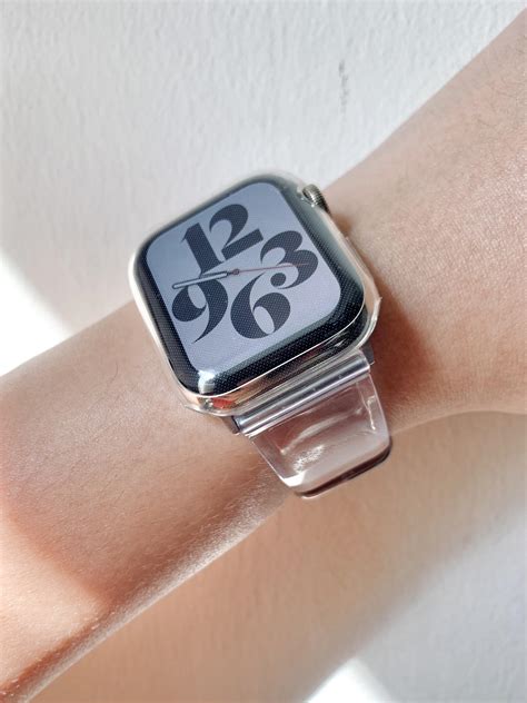 Gold SS + Clear Band reminds me of the clear plastic fashion trend a