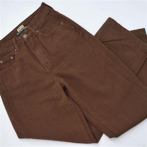 yk brown pants wide leg jeans aesthetic high waisted pants etsy uk