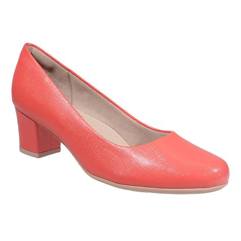 Sapatos Femininos Sociais Confortaveis - Sapato Social Feminino Confortável Goiaba | Pé Relax Sapatos Confortáveis