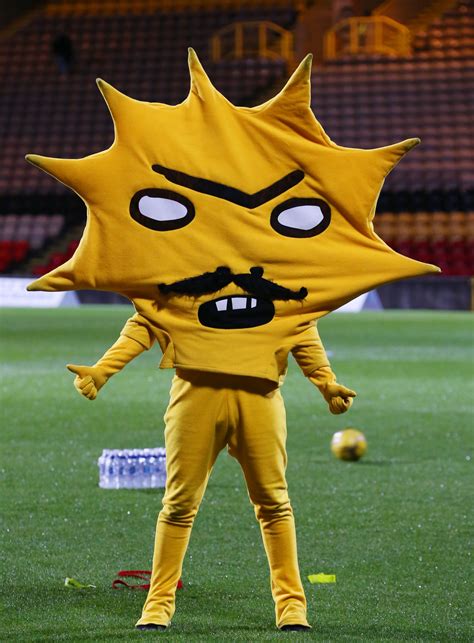 iconic partick thistle mascot kingsley  final  football mascot