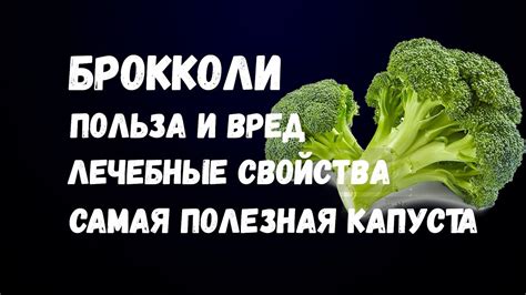 Брокколи. Польза и Вред. Лечебные Свойства. Самая Полезная Капуста ...