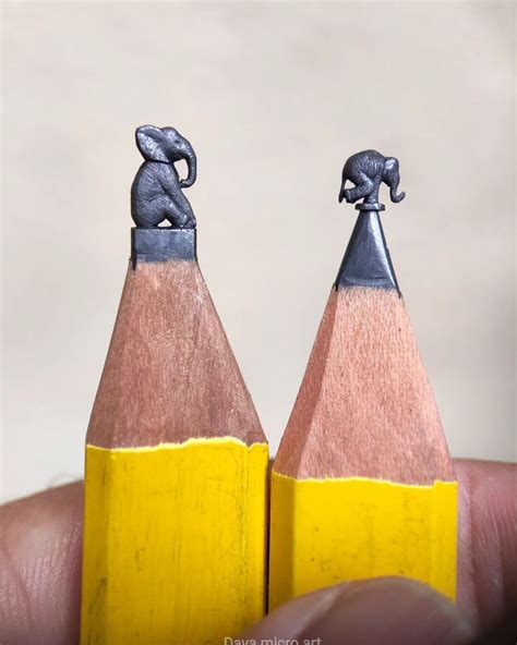 Daya Micro Art: Creating Miniature Masterpieces from Graphite Pencil Tips