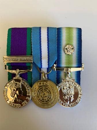 Mini GSM NI + UN CYPRUS + FALKLANDS Medal Set - The Mess Dress Ltd