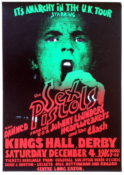 Sex Pistols / Clash / Damned – Original 1976 “Anarchy Tour” Concert Poster
