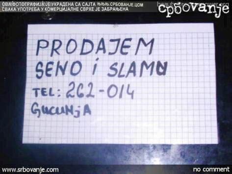 Smesni oglasi | Novosti oglasi | Srbovanje