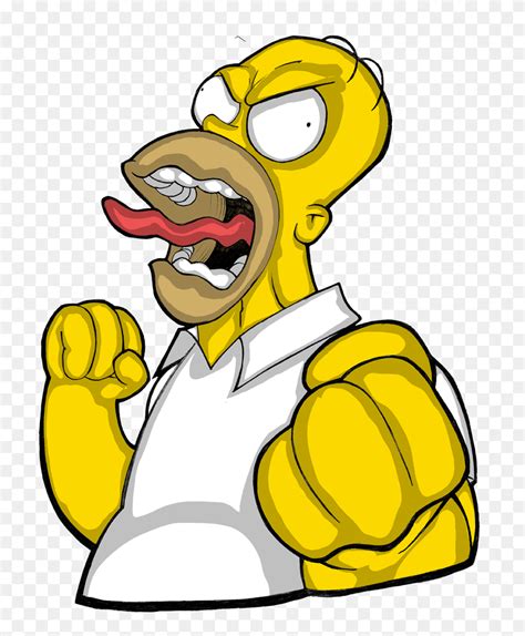 Homer Simpson Bart Simpson Anger - Homer Simpson Png Angry Clipart ...