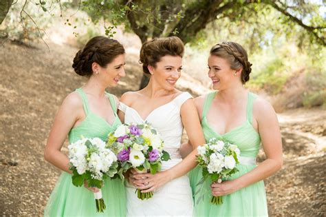 Vibrant Sage Chiffon Bridesmaid Dresses