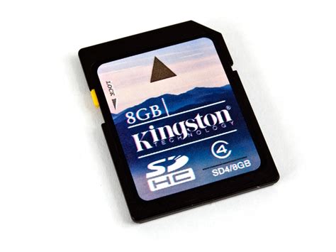 SD karta Kingston 8 GB Class 4