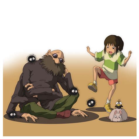 ArtStation - Kamaji and Chihiro