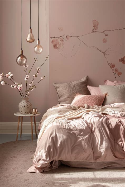 stunning pink bedroom designs    dreamyhomestyle