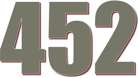 О числе 452 – четыреста пятьдесят два, математические свойства, перевод ...