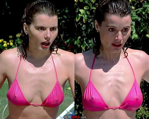 Geena Davis Nipple Pokies Scenes From "Earth Girls Are Easy" In 4K