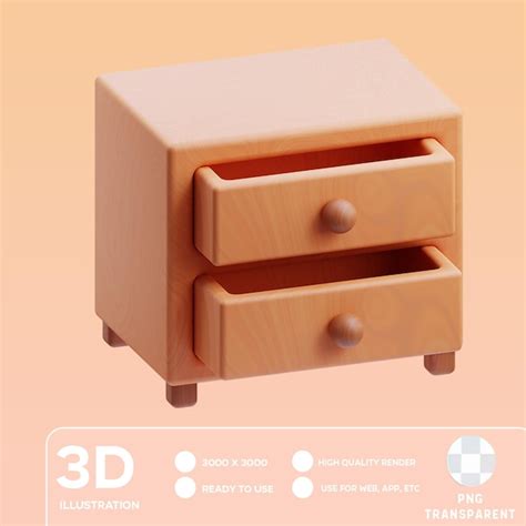 drawer illustration psd  high quality  psd templates