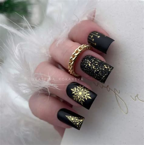 20 Black and Gold Ombre Nail Designs: Nail it Right - 160grams