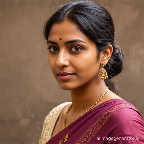 East Indian Woman from Bombay in Traditional Attire High Definition 4K