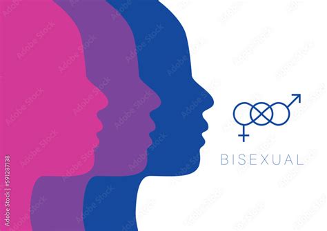 Bisexual people. Bisexual pride flag colors. Bisexuality icon vector ...