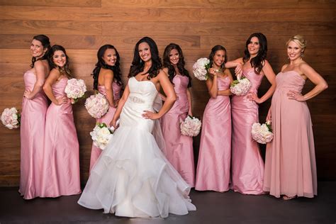 Best Bridesmaids Photo - Pink Bridesmaid Dresses - Summer Wedding - W