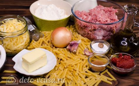 Пастицио - греческая запеканка из макарон с фаршем, рецепт с фото