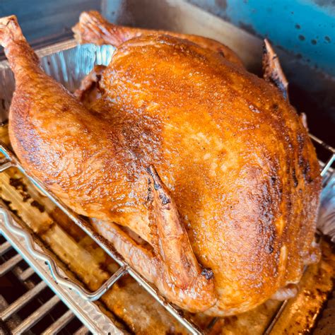 PERSIMMON GLAZE NO-BRINE SMOKED TURKEY – Dads That Cook