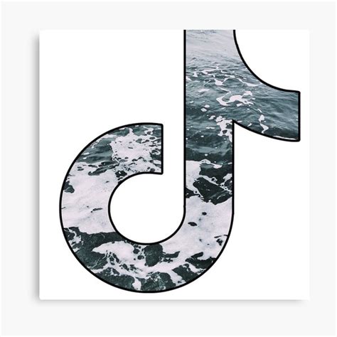 Aesthetic Tik Tok Logo Canvas Prints | Redbubble