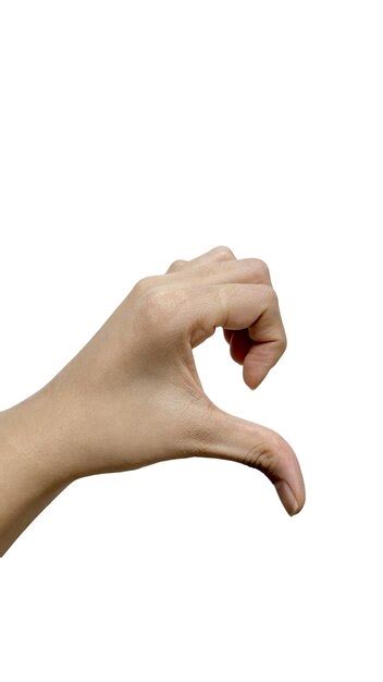 premium photo halfheart hand