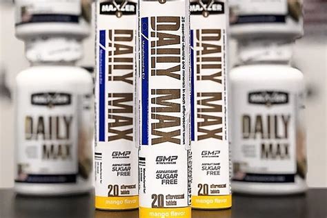 Maxler Daily Max now comes in Mango and Orange effervescent tablets