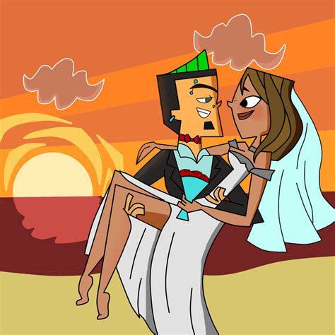 courtney and Duncan wedding total drama | Total drama island, Total ...