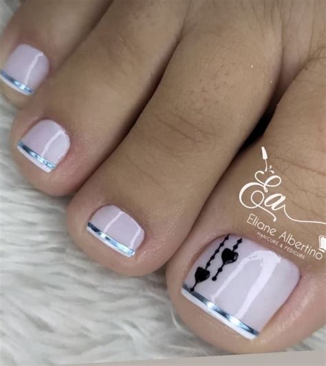 Diseño De Uñas Ee Pies Sencilla 【IDEAS E IMÁGENES】