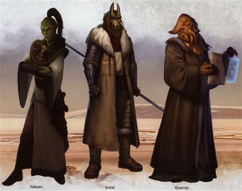 Falleen, Gotal & Quarren (Star Wars: Fly Casual) | Star wars species ...