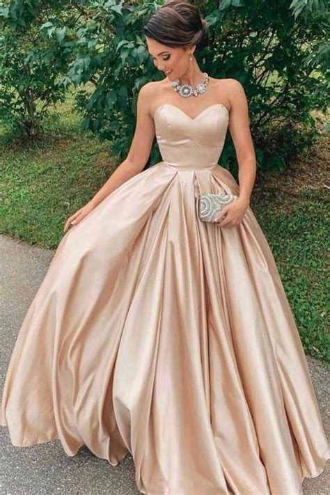 2021 Strapless Sweetheart Long Prom Dresses ,8th Graduation Dress ,School Dance Dress YPS1014 ...