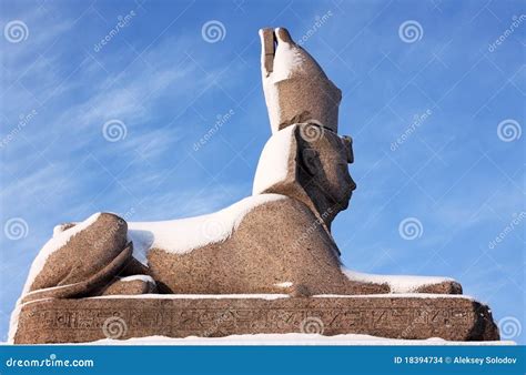 Sphynx in Russia stock photo. Image of historical, pharaoh - 18394734