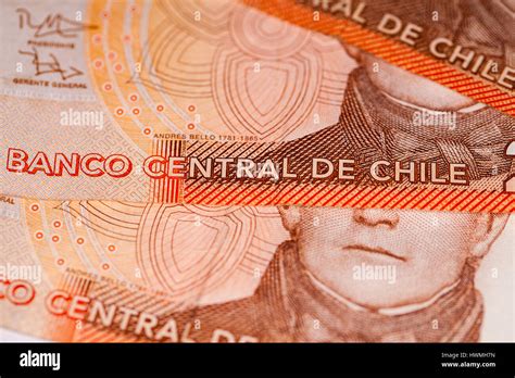 chilean national currency stock photo alamy
