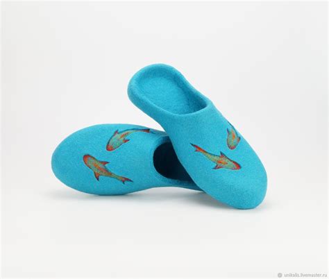 Валяные тапочки "Tropical Fish" – купить в интернет-магазине на Ярмарке ...