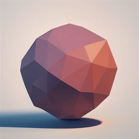 Geometric Polygonal Sphere - Free Download - AI Scribbles