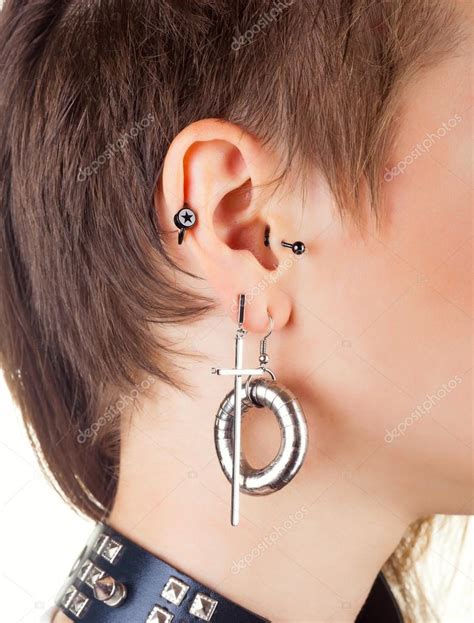 Sexy girl with piercings — Stock Photo © artem_furman #12700380