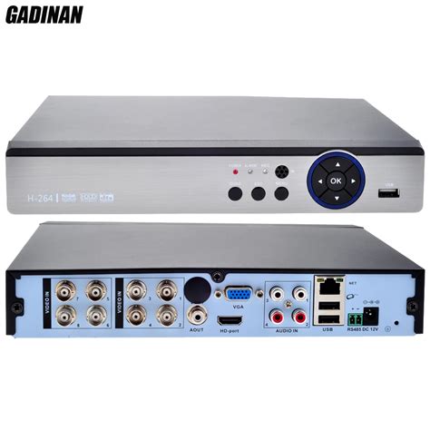 GADINAN 8CH 4MP AHD DVR /Hybrid 4*AHD 4M+4*IP 4M/ Network:8*1080P+8 ...