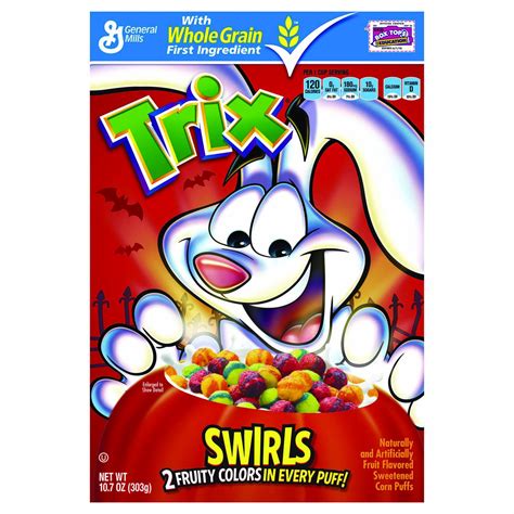 Trix Cereal Nutrition Label