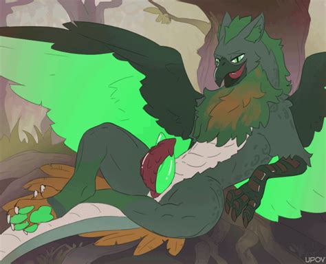 Rule 34 - 2 penises animal genitalia animal penis animated avian